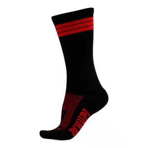 Meia Hupi Sonhe Treine Alcance Preto e Vermelho