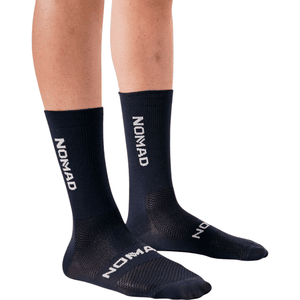 Meia Nomad Racing Apex 2024 Azul Marinho e Branco