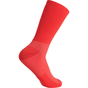 Meia Specialized Cano Alto Knit Tail Unissex Vermelha