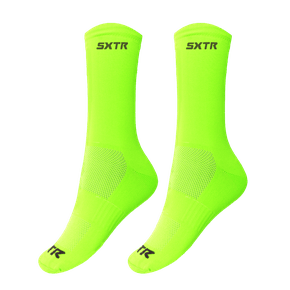 Meia SportXtreme Poliamida Long Verde Fluorescente