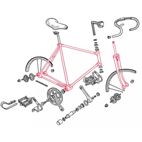 Montagem Bicicleta para Envio na Caixa