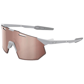 Óculos 100% Hypercraft SQ Matte Stone Grey Lente Hiper Crimson Silver
