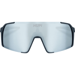 Óculos de Sol Hupi Andez Preto Lente Prata Espelhadaㅤㅤㅤ