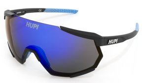 Óculos Hupi Aspen Preto e Azul Espelhado