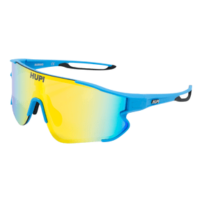 Óculos Hupi Bornio Azul e Preto Lente Dourado