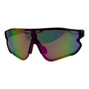 Óculos Hupi Bornio Espelhado Preto e Vermelho