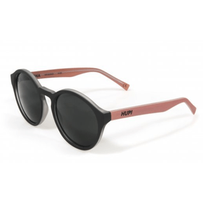 Óculos Hupi Kona Preto Fosco Coral Lente Cinza