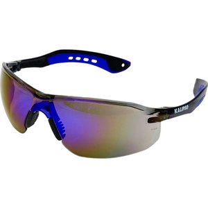 Óculos Kalipso Jamaica Preto e Azul Lente Fume