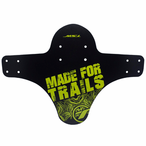 Paralama Dianteiro TSW Made For Trails Preto e Amarelo