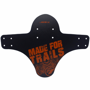 Paralama Dianteiro TSW Made For Trails Preto e Laranja