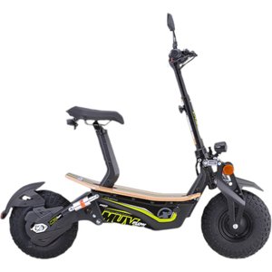 Patinete Elétrico Muv Flow 1000w Preto e Amarelo