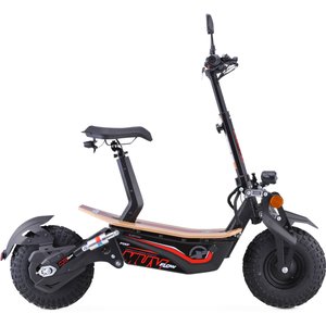 Patinete Elétrico Muv Flow 1000w Preto e Vermelho