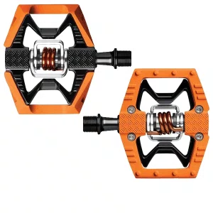 Pedal Crank Brothers Double Shot 2 Laranja e Preto