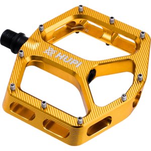 Pedal HUPI Strip Plataforma Rosca 9/16 Dourado