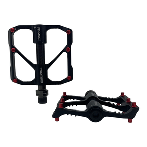 Pedal Promend PD-M86C Alumínio Preto e Vermelho