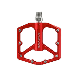Pedal Rockbros Inglês MTB Alumínio Vermelho