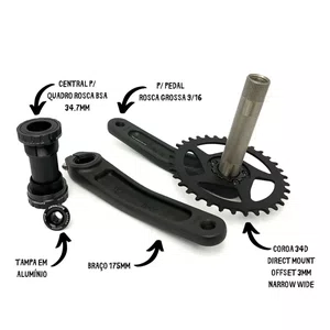 Pedivela absolute prime 175mm 34d off3 preto