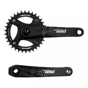 Pedivela Absolute Wild 34T 175mm Alumuminio Pretoㅤ
