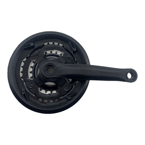 Pedivela Triplo Aço 24 - 34 - 42 Dentes Preto