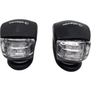 Pisca Sinalizador Dianteiro e Traseiro 3 Funções Silicone Preto Pisca Sinalizador Dianteiro e Traseiro 3 Funções Silicone Preto