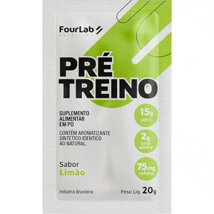 Pre Treino Fourlab em Pó Limão 20g - Unidade