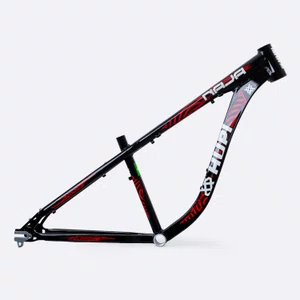 Quadro hupi naja v10 gancheira horizontal preto/vermelho/branco