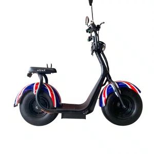 Scooter Eletrica Ultra x 1000w 60v Azul e Branco e Vermelho