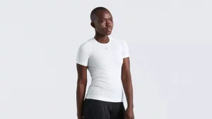 Segunda pele specialized feminina light manga curta p/mbranca