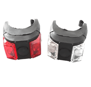 Sinalizador Dianteiro e Tras JY-267-6 2 Leds Preto