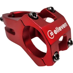 Suporte de Guidão Elleven Alumínio t6 CNC 45 mm x 31.8 mm Vermelho