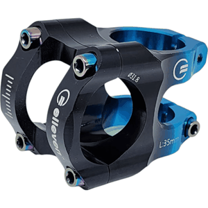 Suporte Para Guidão Alumínio CNC 35mm Azulㅤㅤㅤㅤㅤㅤㅤㅤㅤㅤㅤㅤㅤ