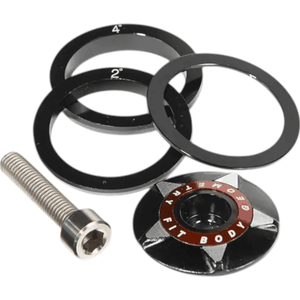 Tampa de Mesa para Fit Specialized Retul Preto e Vermelho P30