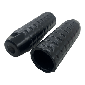 Trolha Pedaleira Alumínio Preto Pequeno