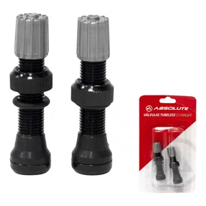 Valvula Tubeless Absolute Schrader Bico Grosso 40mm (Par)