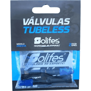 Valvula Tubeless Solifes 44mm Preto
