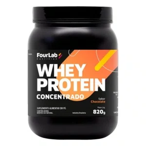 Whey Protein Concentrado Fourlab 820g Leite Em Póㅤ