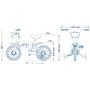 Bicicleta Nathor Spider Man Aro 12 Vermelho e Azul