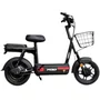 Bicicleta Yoo Y200 350w Autopropelido Aro 14 Preto e Vermelho