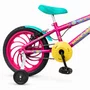 Bicicleta a16 law marchetti rosa/branco/verde