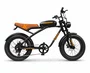 Bicicleta a20 eletrica konann 750w preto/laranja