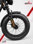 Bicicleta A20 Eletrica Konnan 750w Preto/Laranja