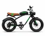 Bicicleta a20 eletrica konann 750w preto/verde