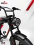 Bicicleta A20 Eletrica Konnan 750w Preto/Vermelha