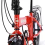 Bicicleta a20 elleven dobravel dubly urban 6v vermelha/verde