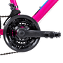 Bicicleta Groove Indie Aro 24 Tourney 21v 2023 Pink e Azul e Preto