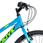Bicicleta Groove Ragga Aro 24 Shimano 21v 2023 Azul e Verde e Preto