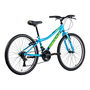 Bicicleta Groove Ragga Aro 24 Shimano 21v 2023 Azul e Verde e Preto