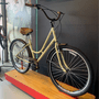 Bicicleta Dalannio Vintage Retro Aro 26 6v Feminina Bege e Marrom