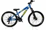 Bicicleta Viking Tuff 25 Aro 26 Shimano Tourney 21v Azul Claro, Amarelo e Preto