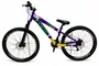 Bicicleta Viking Tuff 25 Aro 26 Shimano Tourney 21v Roxa, Verde e Amarelo